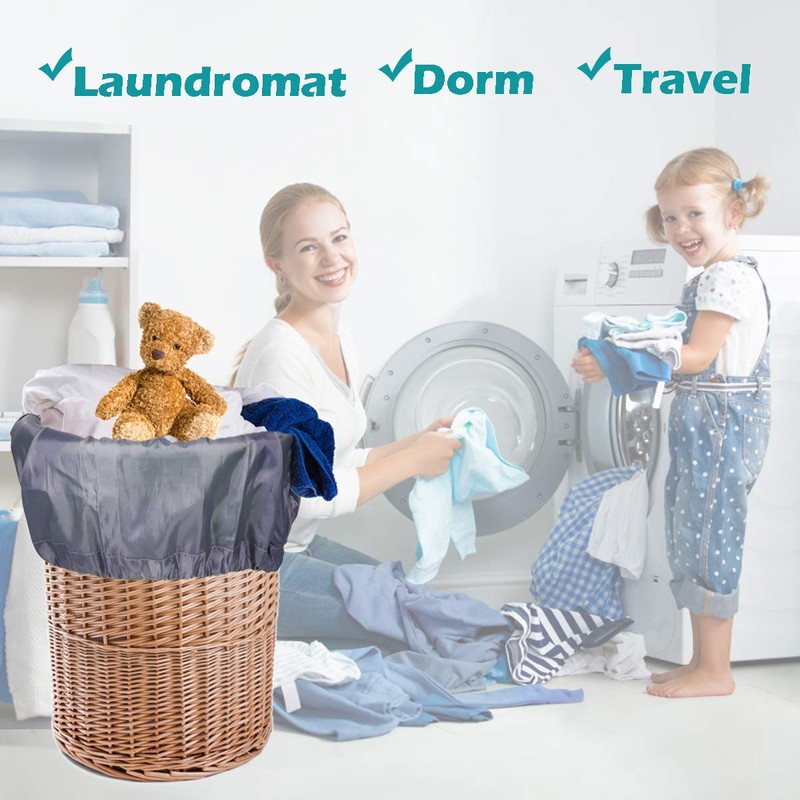 Heavy Duty Laundry Bag 2 Pack XL Nylon Laundry Bags