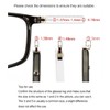 1 Pair Glasses Legs Replacement Temples, Glasses Metal Frame Arms