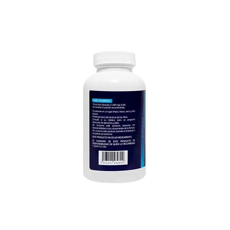 Nls Essentials Quercetina Antioxidante Antiinflamatorio Natural 60caps 544mg Por Dosis