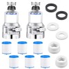 Water Filter Tap Filter Pack of 2 Water Filter Reusable