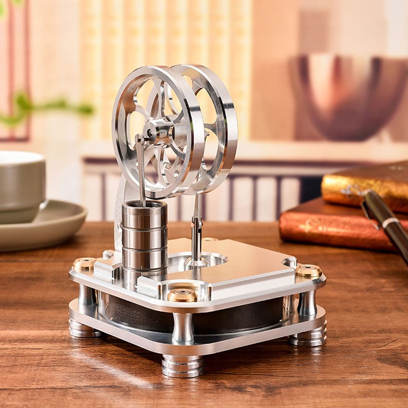 Low Temperature Difference Stirling Engine Model Hot Water Drive Engine
