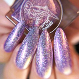 Parrot Polish "Smiles 2024 Spring Purple/Silver Ultrachrome Holographic