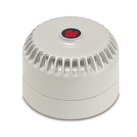 Federal Signal Low Profile Mini Sounder, Outdoor, 9-28VDC, White