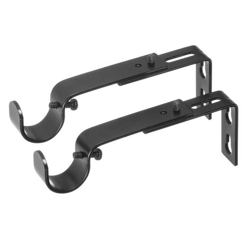 Ivilon Adjustable Brackets for Curtain Rods - for 7/8 or