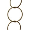 RCH Hardware CH-41L-AB Brass Chandelier Chain, Antique Brass (1 Foot)