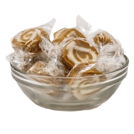 YANKEETRADERS Coconut Caramel Rolls Candy, Individually Wrapped, 2 Pound Bulk Bag
