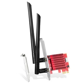 Tarjeta WiFi7 BE200 PCIe WiFi adaptador de red, chip Intel BE200NGW Bluetooth 5.4, 8774Mbps tribanda 2.4GHz/5GHz/6GHz OFDMA y MU-MIMO, para Windows 10/11