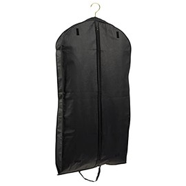 Breathable Fur Coat & Suit/Dress Garment Bag, 60 Inches with Handles (Navy Blue)