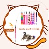 KALIONE Cat Worm Toy Refills Pack, 8 PCS Cat Toy