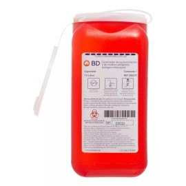 BD Contenedor Para Rpbi Punzocortantes 1.4l Rojo - Bd