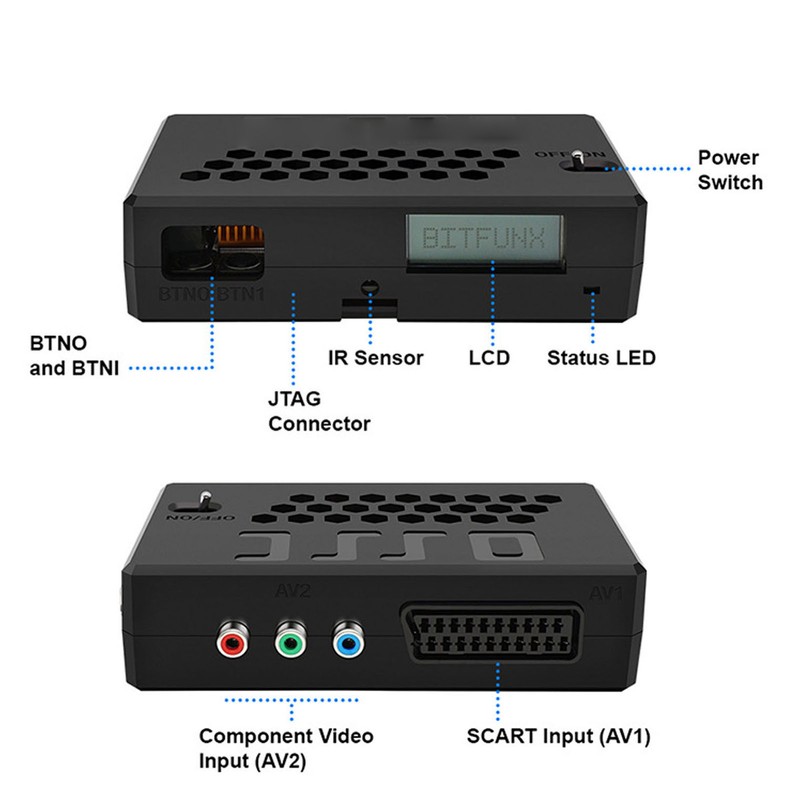 OSSC Open Source Scan Converter V1.7 Version SCART Component VGA
