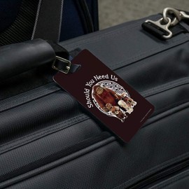 Should You Need Us Labyrinth with Ludo Luggage ID Tags Cards Set of 2