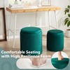 Royal Windsor Round Ottoman with Storage Set of 2,Vanity Stool