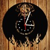 bigcopy e.K. Wall Clock, Fire Brigade Design, Black Dial, High-Quality