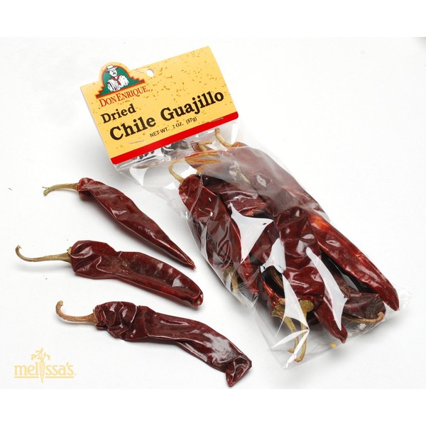 Melissa's Dried Guajillo Chiles, 3 Bags (3 oz)
