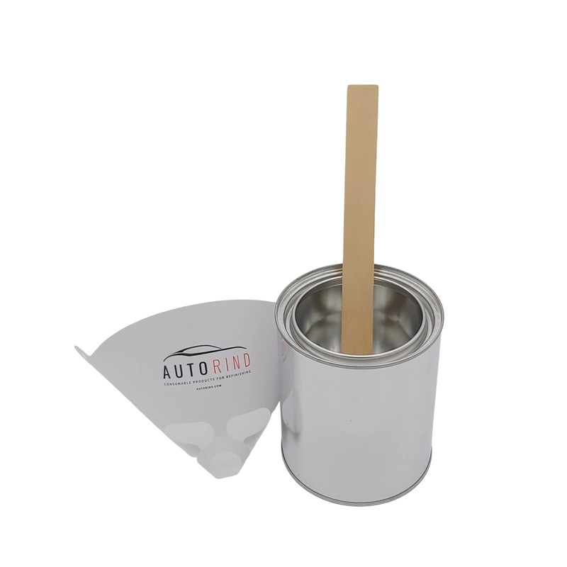 AUTORIND Metal Quart Size Paint Can, Empty Quality Tinplate Unlined