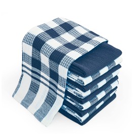 Chef Pomodoro Tea Towels - Cotton Tea Towels - Kitchen Towels - Dark Turquoise - Kitchen Towel - Kitchen Towels - Premium Quality Dry Towels - Set of 10, 63.5 x 38.1 cm