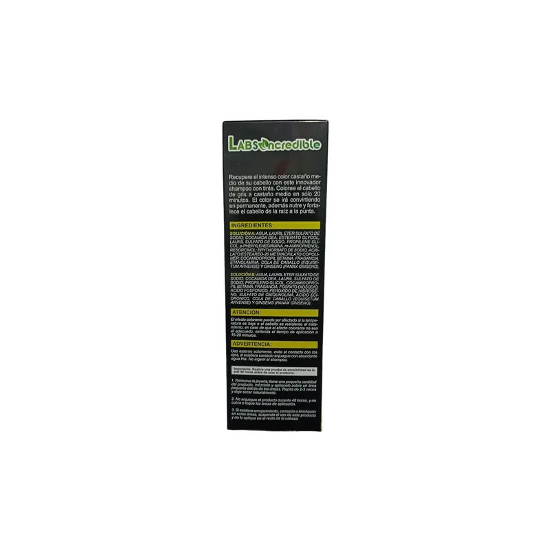 Shampoo Tinte Ginsen & Caballada Acelerador Color Castaño