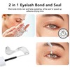 DIY Lash Extension Kit 240pcs Individual Eyelash 9‑16mm Clusters Eyelash