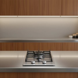 12-Inch Gas Cooktop 2 Burners Built-In Stainless Steel Dual Fuel LPG NG Convertible Thermocouple IgnitionNumber of kitchen Range: Two Heads, Type: Embedded Type