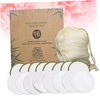 Baluue Sets Bamboo Fiber Reusable Cleansing Pads Gentle Makeup Remover