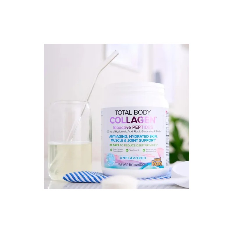 Totalbody Colageno Polvo Peptidos Bioactivos Natural Factors Sin Sabor