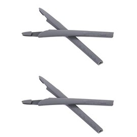 NicelyFit Replacement Temple Ear Socks for fit Oakley Crosslink Eye Glass Frame (Grey - 2 Pairs)