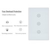 3 Gang Smart Touch Switch Glass Panel Voice APP Remote