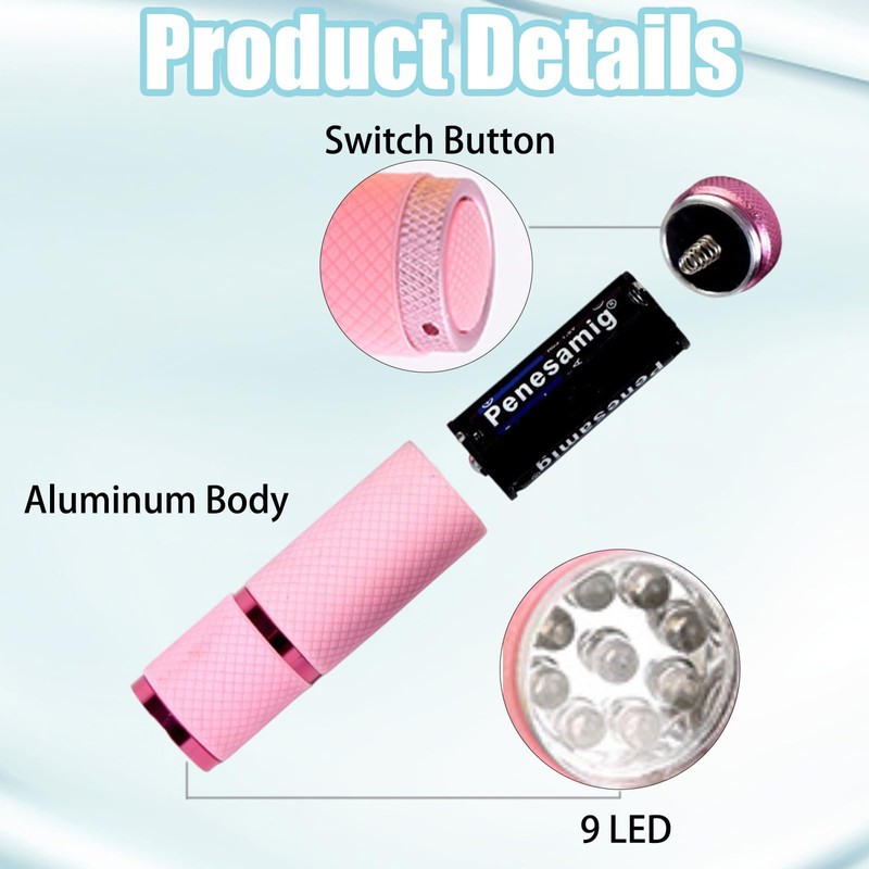 XLTXWD 2PCS Kids Torch, Mini Torch, Small Torchs Flashlight with
