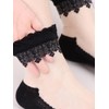 tly Womens 6 pares Ultrathin transparente Encaje Elástico Calcetines Cortos