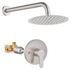Airuida Shower Faucet Set Complete with Showerhead, Single Function Shower
