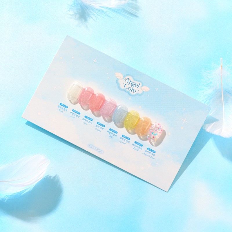 classic nail Yogo Mayo Angel Core Reflection Syrup Glitter Gel