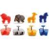IBILI 734700 - Set 4 cortapastas con expulsor Safari