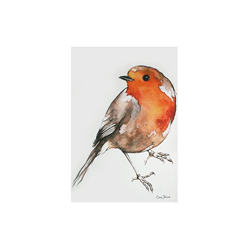 Tea Towel in a Robin Design