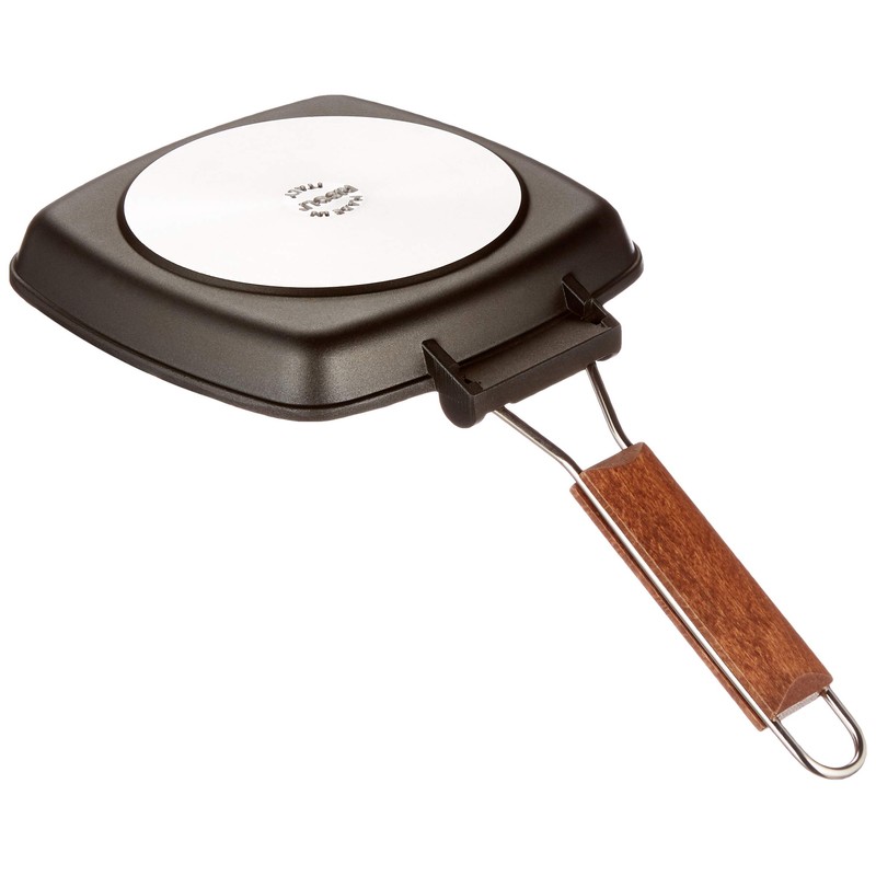 Risoli Saporella Sandwich Maker Non-Stick, Aluminium, black, 20 x 20
