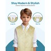 S.H. Churchill & Co. Boys 4 Piece Formal Paisley Vest