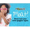 Frogglez Kids Swim Goggles with Pain-Free Strap | Ideal for