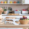 Refrigerator Egg Tray | Large Capacity Egg Rack Auto Rolling