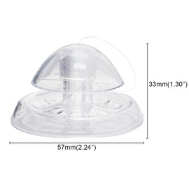 Ailindany Snail Trap Plastic Trap Hands on Catcher with Fishing Line for Aquarium Fish Tank Clear