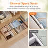 Lifewit 4 Pack Drawer Dividers Plastic 4" High, 14-23" Adjustable
