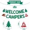 Welcome Campers Banner - Camping Theme Birthday Bachelorette Party Decor,