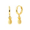 Cute Pineapple Dangle Drop Cartilage Small Huggie Hoop Earrings for