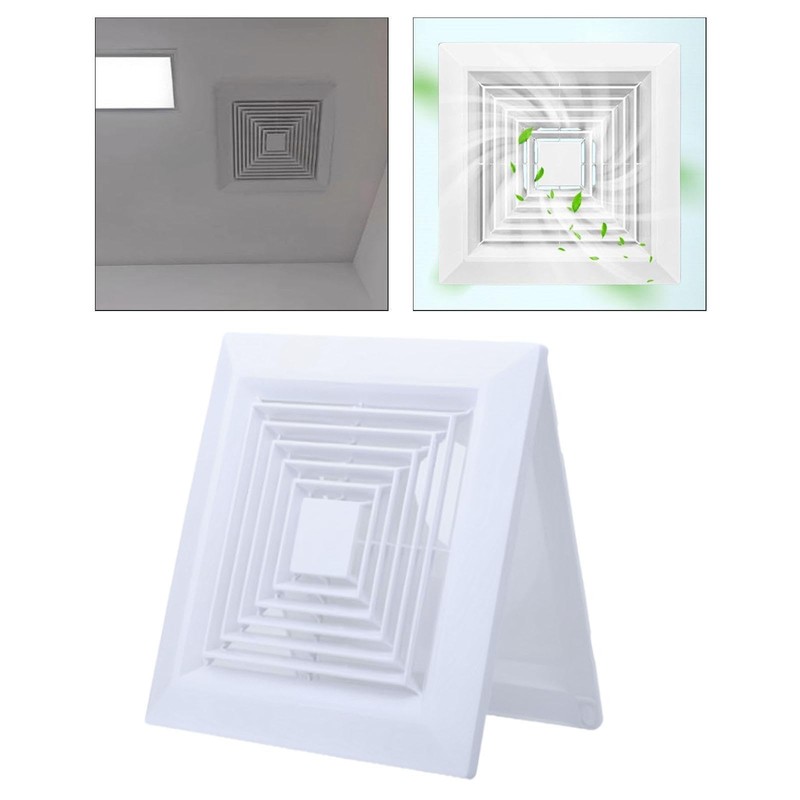 yuksok Square Air Vent Cover Replacement Grille Cover Ceiling Mount