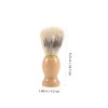 SAFIGLE 1 Set Wooden Beard Comb and Shaving Brush Kit