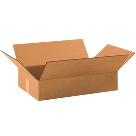 PARTNERS BRAND 19 x 12 x 4 Corrugated Cardboard Boxes, Flat 19"L x 12"W x 4"H, Pack of 25 | Shipping, Packaging, Moving, Storage Box for Home or Business, Strong Wholesale Bulk Boxes