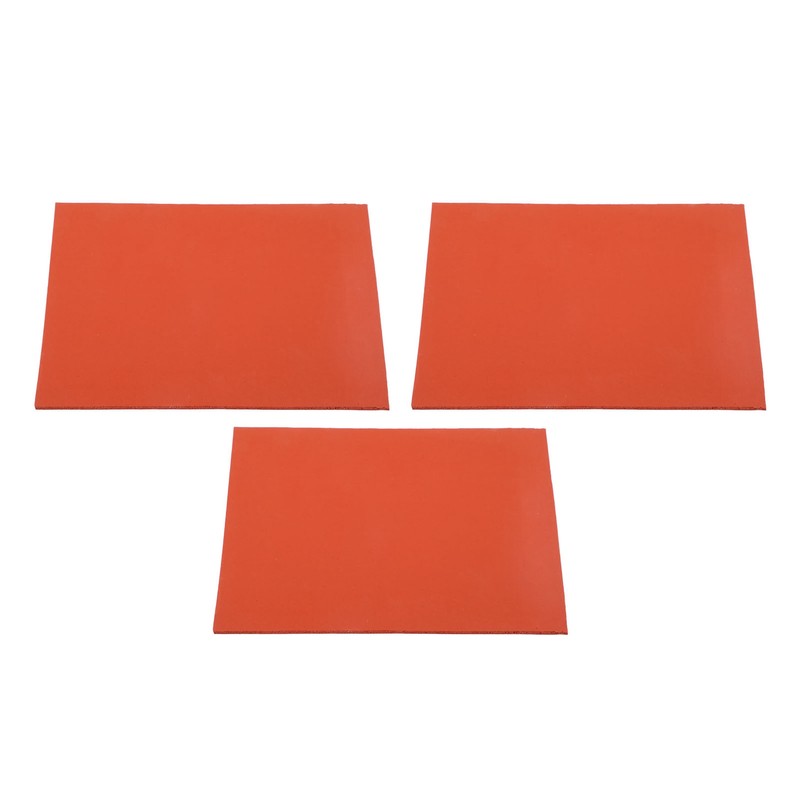 3Pcs Red Maintenance Silicone Pad Heat Insulation Silicone Mat for