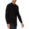 Buffalo Cable Knit Sweater for Men, Black, 100% Cotton, Classic