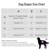 Washable Dog Diapers (7 Pack), Durable Doggie Diapers, Premium Female