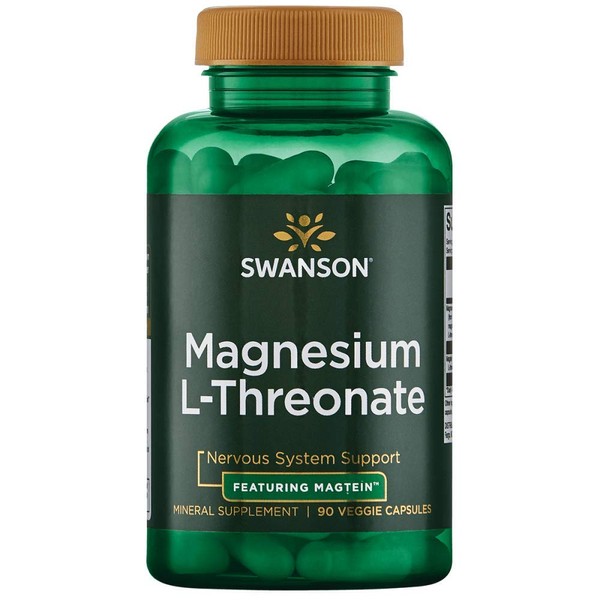 Swanson Magnesium L-Threonate 90 Veg Capsules