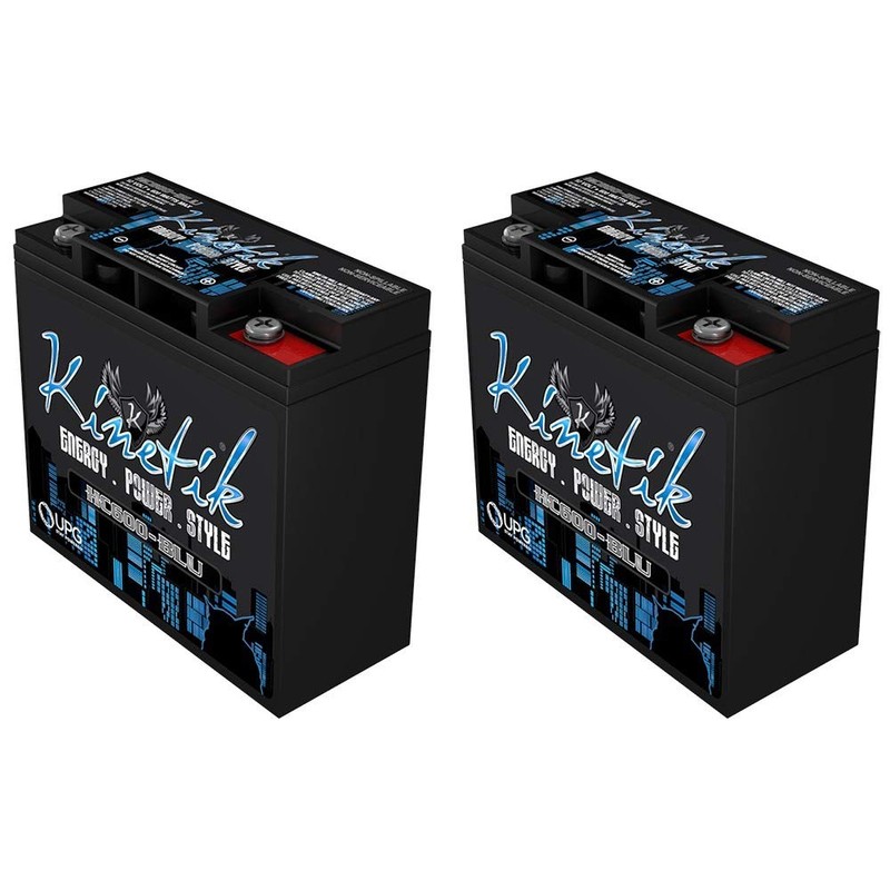 Kinetik (HC600-BLU Black Power Cell Battery - 2 Pack